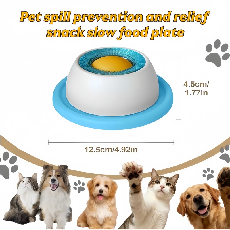 Pet Slow Food Bowl Dog Cat Lic - Dog Puzzle Feeder Toy ulasan dan harga