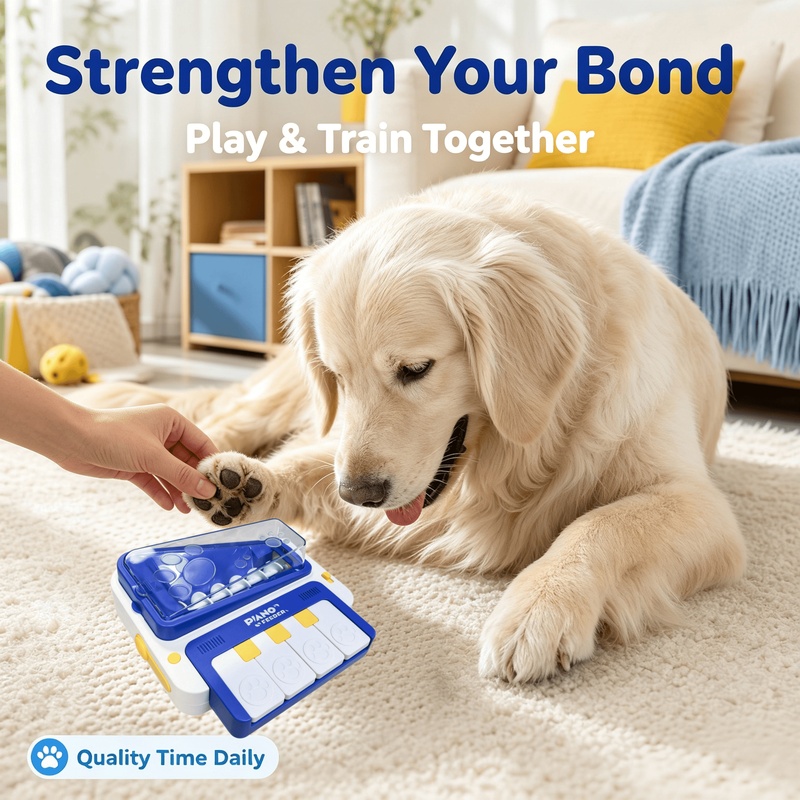 Dog Interactive Piano Treat Di - Dog Puzzle Feeder Toy ulasan dan harga