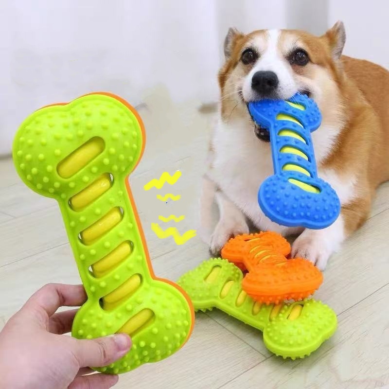 Rubber Bone Dog Molar Stick No - Teeth Cleaning Dog Chew Bone ulasan dan harga
