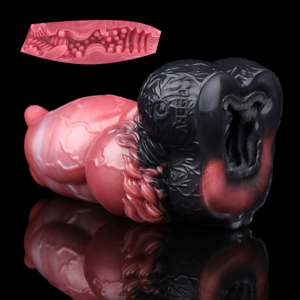 SHAZ Real Dog Dildo Sheath Pen - Suction Cup Dog Tug Toy ulasan dan harga