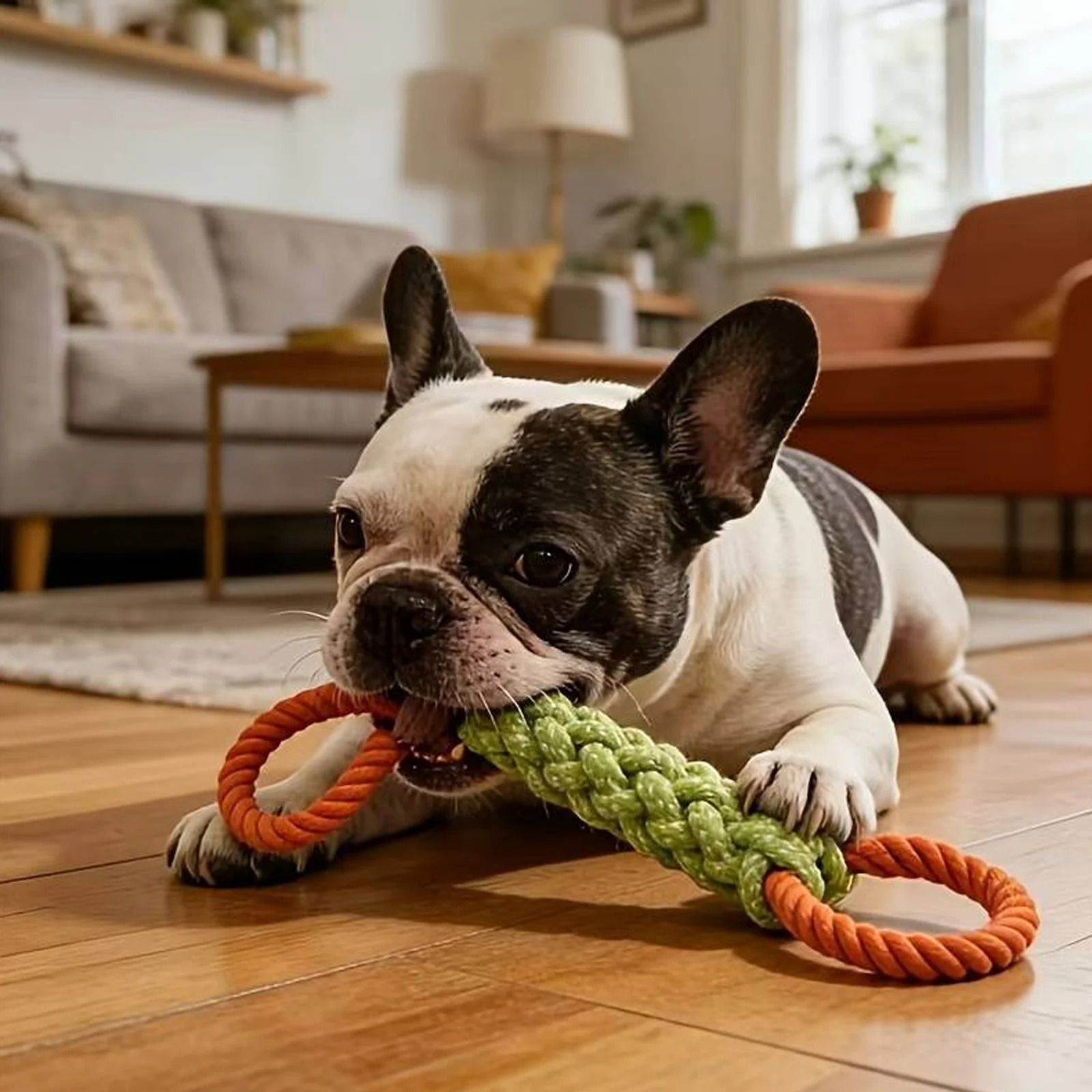 Durable Dog Rope Knot Toy, Dog - Indestructible Dog Chew Toy ulasan dan harga