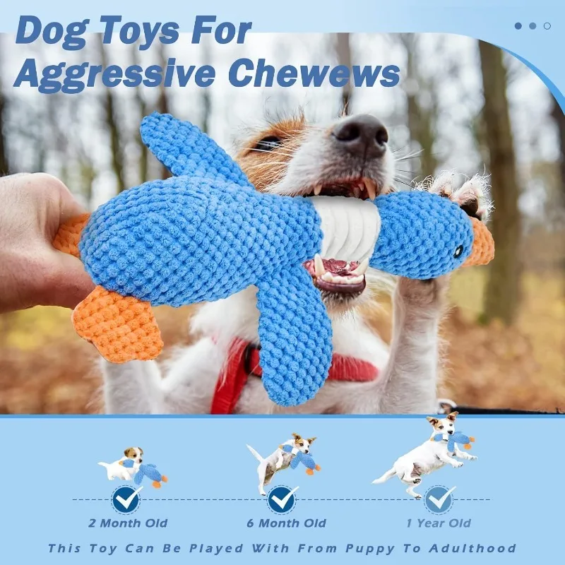 Funny Duck Cute Dog Plush Toys - Indestructible Dog Chew Toy ulasan dan harga