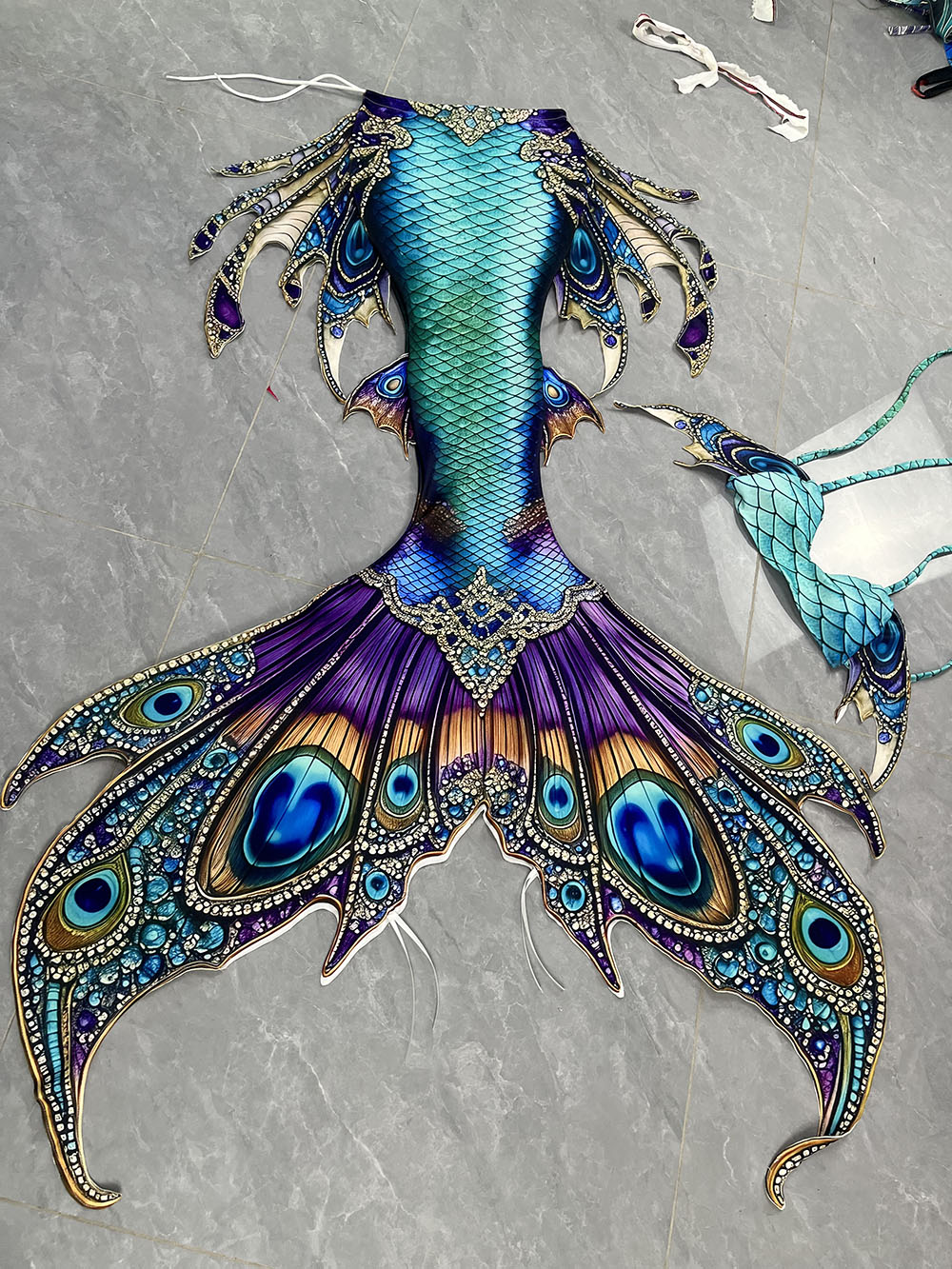 New Pattern Mermaid Tail Merma - Aquarium ulasan dan harga