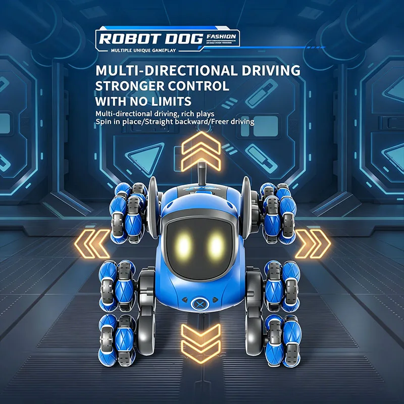JJRC Q200 2026 RC Robot Stunt  - Interactive Squeaky Plush Dog Toy ulasan dan harga