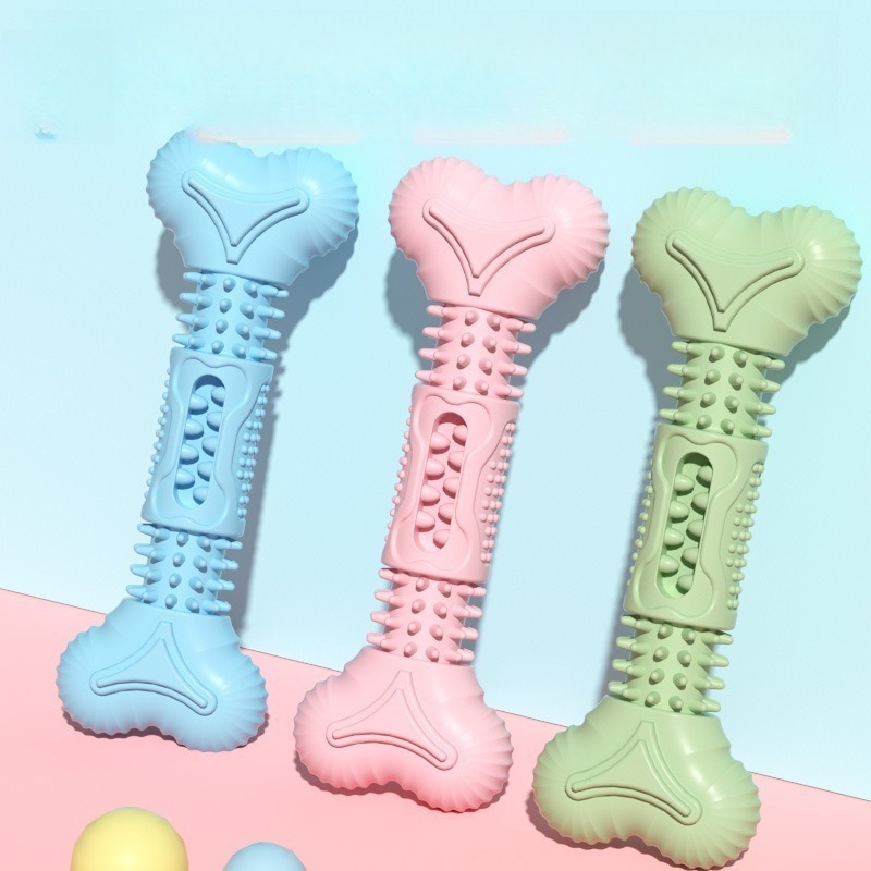 New Durable Pet Chew Toy Set D - Teeth Cleaning Dog Chew Bone ulasan dan harga