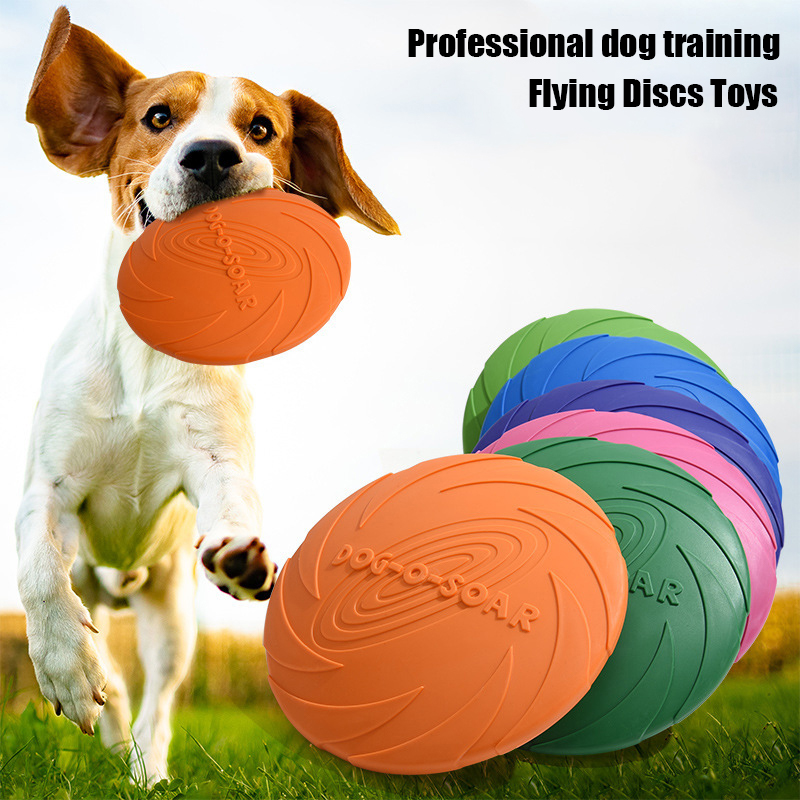 Large Dog Golden Fur Pet Flyin - Flying Disc Dog Training Toy ulasan dan harga