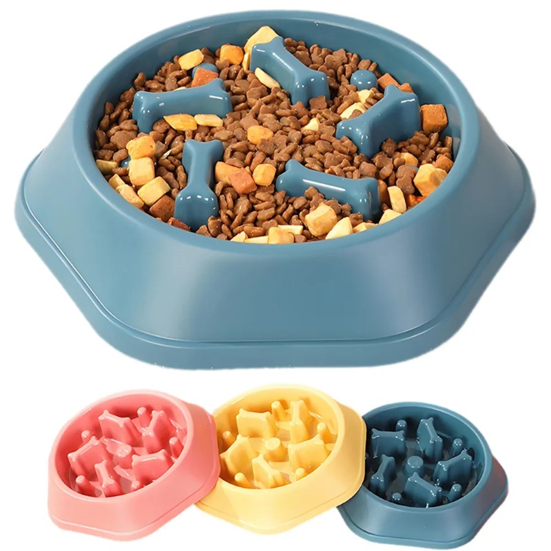 1Pc Slow Feeder Dog Bowl Anti- - Dog Puzzle Feeder Toy ulasan dan harga